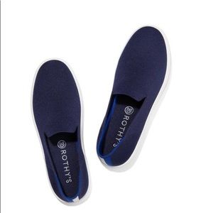 {Rothy’s} navy slip on sneaker EUC size 9